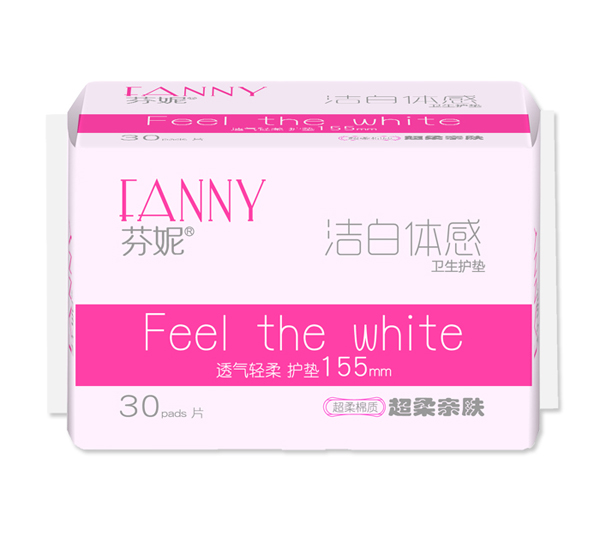 芬妮潔白體感30片護(hù)墊棉155mm