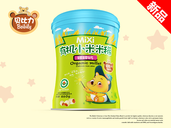 貝比力有機(jī)小米米稀-鐵鋅鈣聽裝
