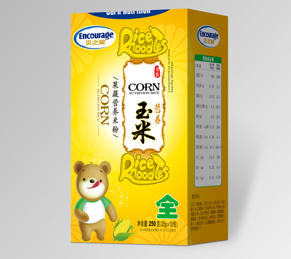 貝之翼果蔬玉米營養(yǎng)米粉盒裝