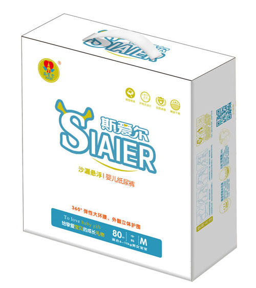 斯愛(ài)爾沙漏懸浮嬰兒紙尿褲M(mǎn)碼80片