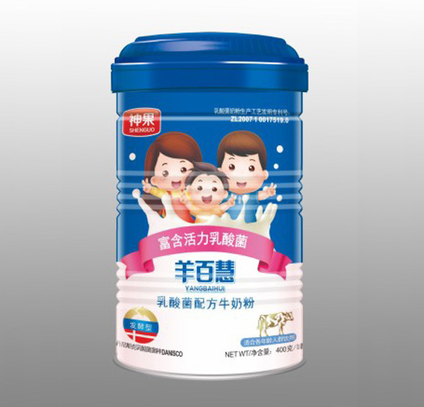 羊百慧富含活力乳酸菌配方羊奶粉藍罐400克