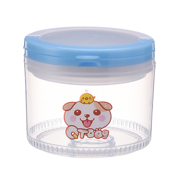 邦貝小象密封保鮮盒小款藍(lán)色