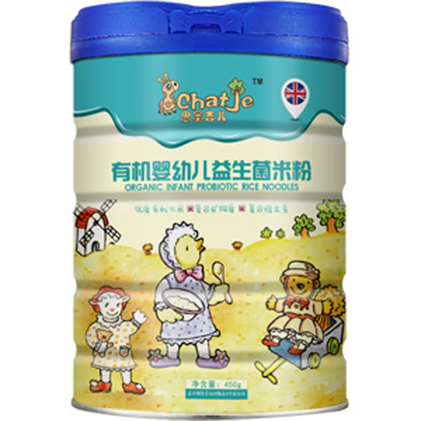 SChatJe思蜜吉兒益生菌有機米粉(罐裝)