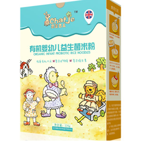 SChatJe思蜜吉兒益生菌有機米粉(盒裝)