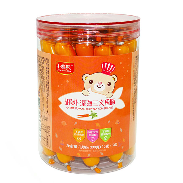 小棕熊胡蘿卜深海三文魚腸