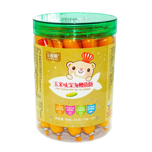 小棕熊玉米味深海鱈魚腸