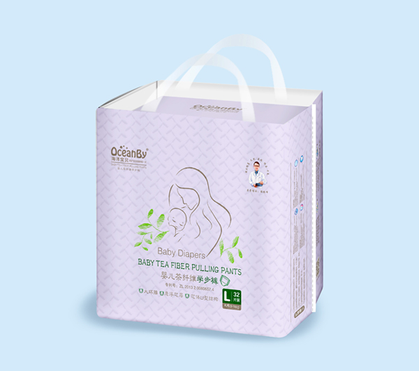 海洋寶貝嬰兒茶纖維學(xué)步褲L32片-中包