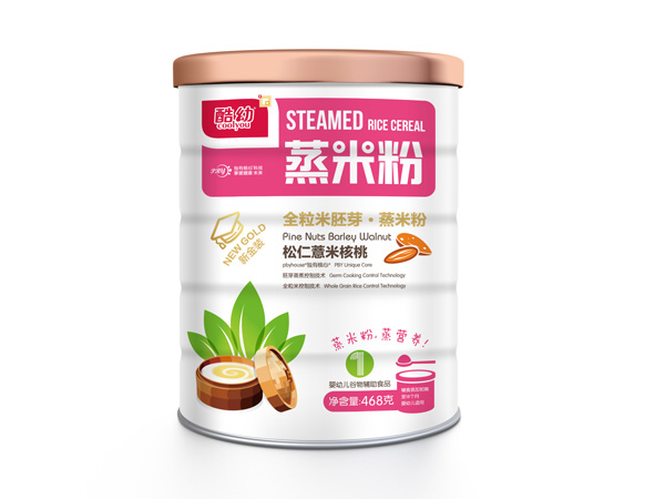 酷幼蒸米粉-松仁薏米核桃-鐵罐