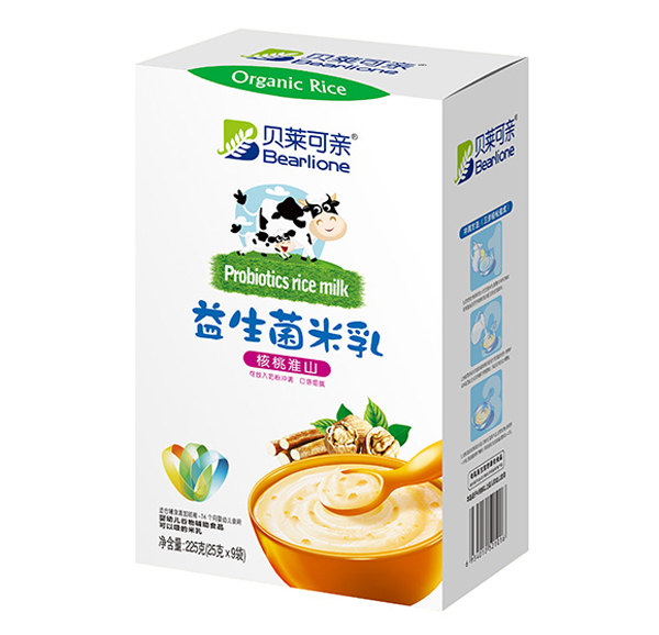 貝萊可親益生菌米乳-核桃淮山225克