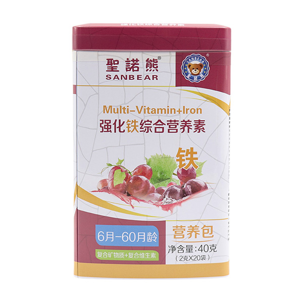 圣諾熊強化鐵綜合營養(yǎng)素20袋