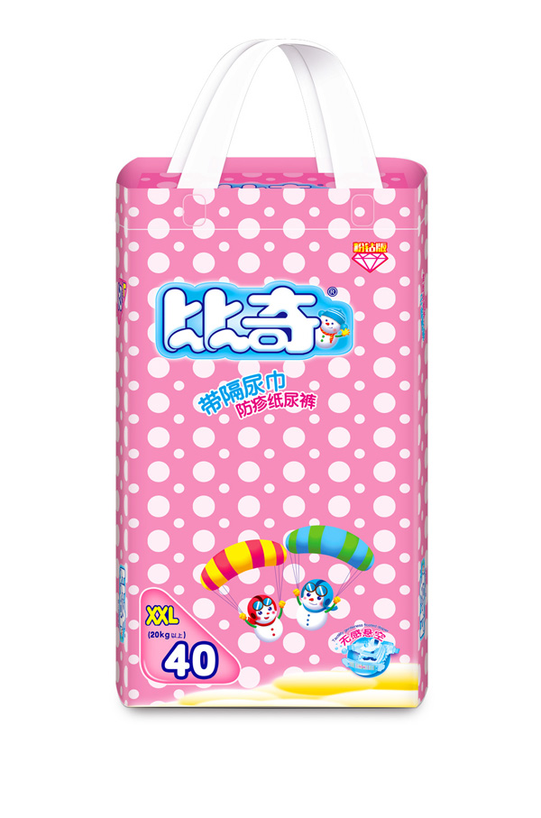 比奇帶隔尿巾防疹紙尿褲XXL