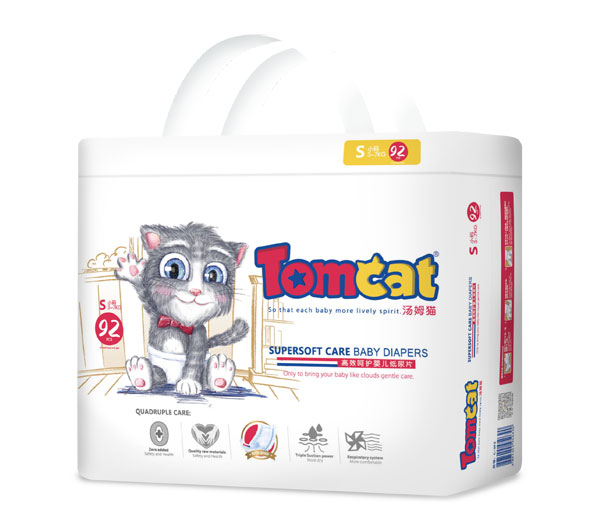 湯姆貓高效呵護(hù)嬰兒紙尿片S92