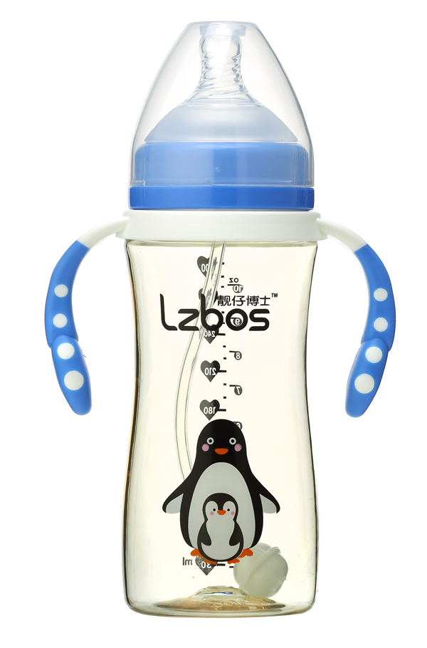 靚仔博士寬口徑自動奶瓶 藍(lán)色