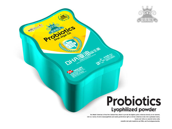 皇家聰寶DHA藻油益生菌 異形盒