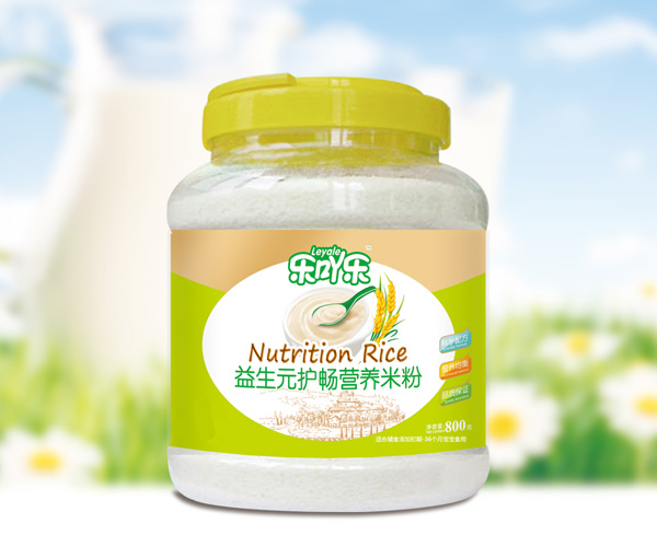 樂吖樂益生元護(hù)暢營養(yǎng)米粉桶裝