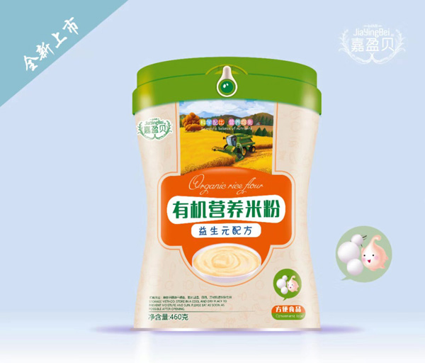 嘉盈貝有機(jī)營(yíng)養(yǎng)米粉-益生元配方