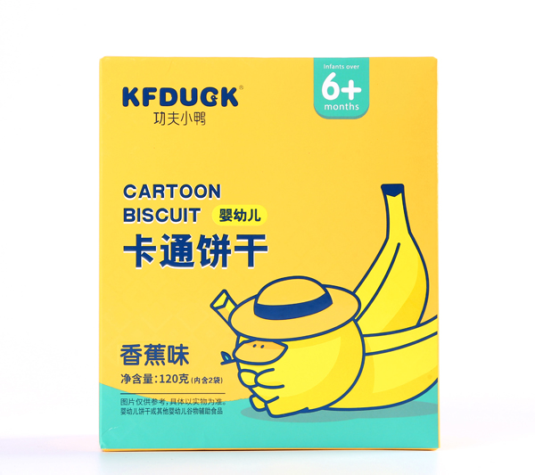 功夫小鴨嬰幼兒卡通餅干 香蕉味