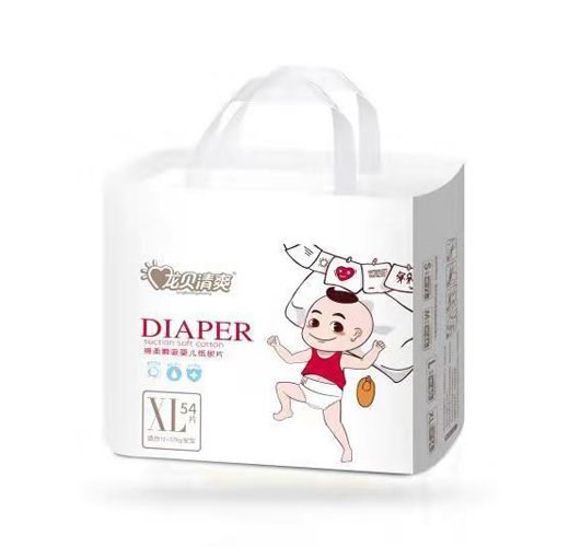 龍貝清爽綿柔瞬吸嬰兒紙尿片XL54