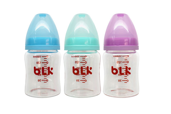 貝樂康小流量寬口徑玻璃奶瓶150ml