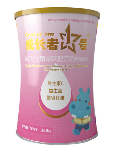 成長者1號(hào)維C益生菌果味配方奶粉(草莓味)