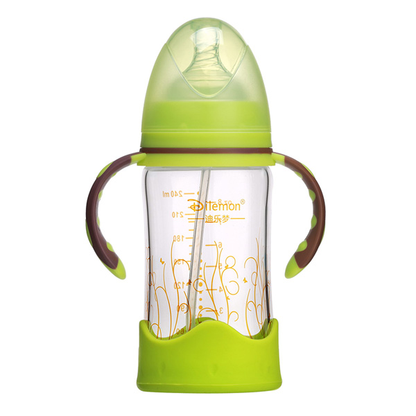 迪樂夢高鵬硅玻璃奶瓶5012綠色