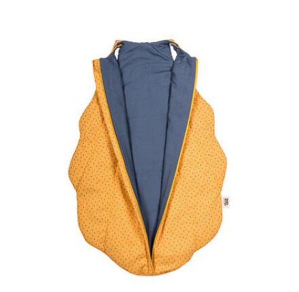 西班牙baby bites嬰兒背心式小海貝睡袋 深黃色