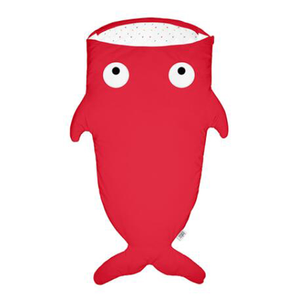 西班牙baby bites兒童大鯊魚睡袋 紅色