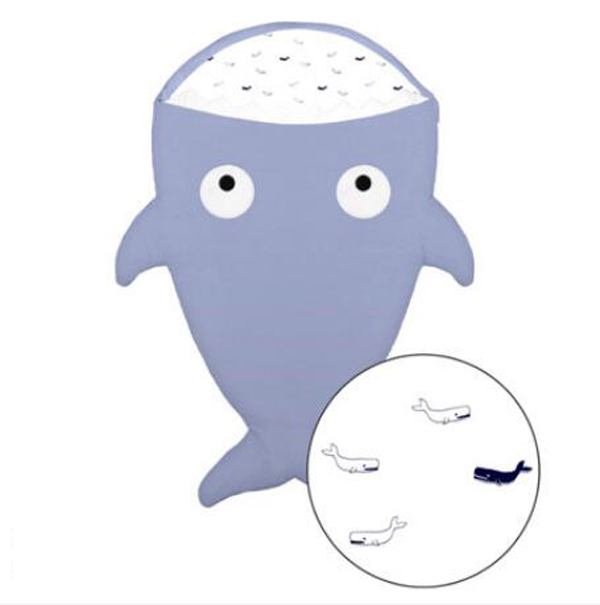 西班牙baby bites 鯊魚睡袋 淺藍色