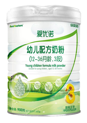 愛優(yōu)諾有機幼兒配方奶粉3段