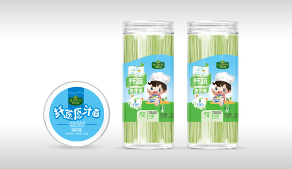 好娃娃纖蔬原汁面-菠菜口味