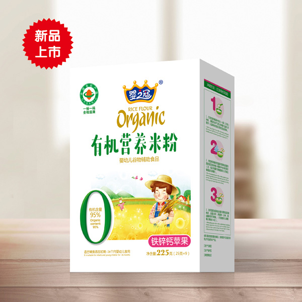 嬰之冠有機(jī)營養(yǎng)米粉 鐵鋅鈣蘋果 盒裝.jpg