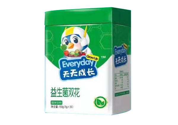 綠健園天天成長(zhǎng)益生菌益生菌雙花固體飲料