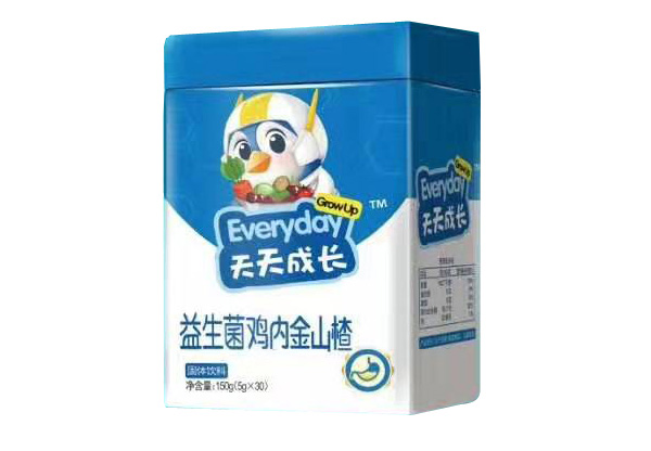綠健園天天成長(zhǎng)益生菌雞內(nèi)金山楂固體飲料