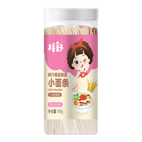 梓舒鮮汁果蔬蒸面小面條-綜合多彩味