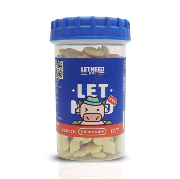 萊萊牛防敏餅干(草莓味)70g