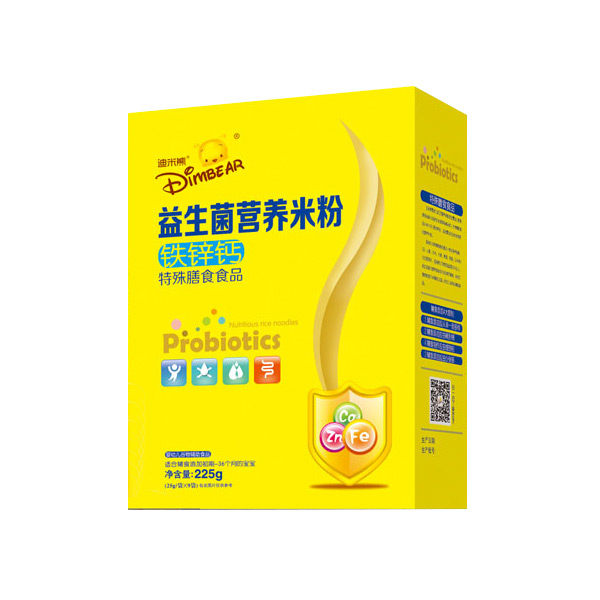 迪米熊益生菌營(yíng)養(yǎng)米粉-鐵鋅鈣盒裝