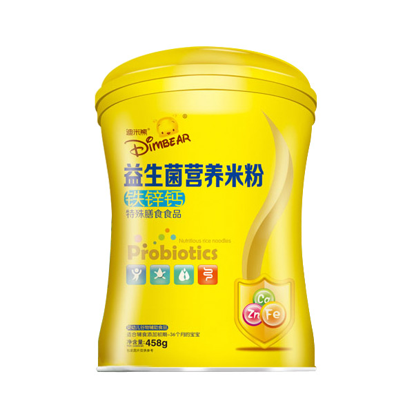 迪米熊益生菌營(yíng)養(yǎng)米粉-鐵鋅鈣小蠻腰罐裝