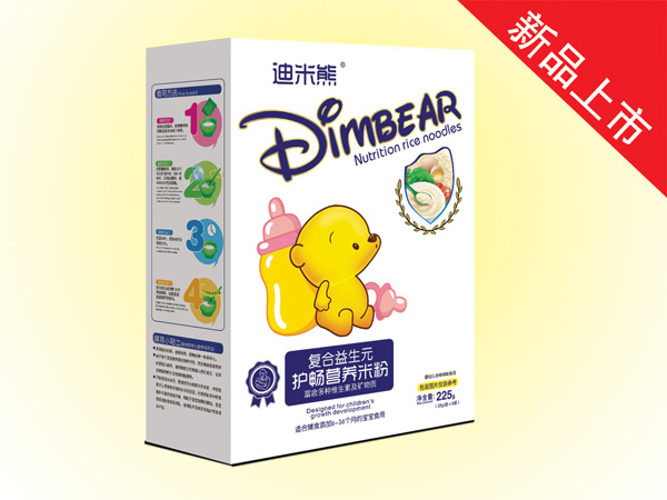 迪米熊護暢營養(yǎng)米粉-復合益生元盒裝