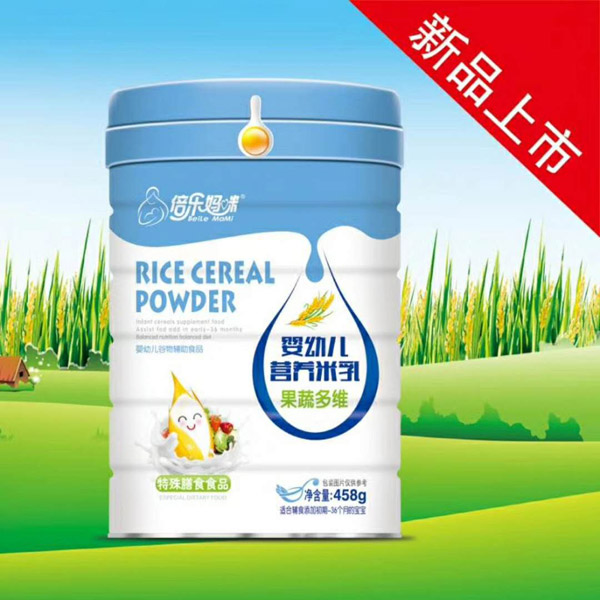 倍樂(lè)媽咪嬰幼兒營(yíng)養(yǎng)米乳罐裝-果蔬多維