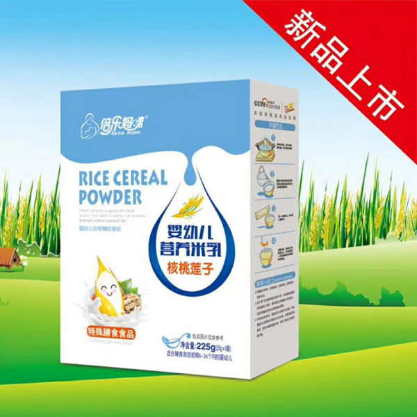 倍樂(lè)媽咪嬰幼兒營(yíng)養(yǎng)米乳-核桃蓮子盒