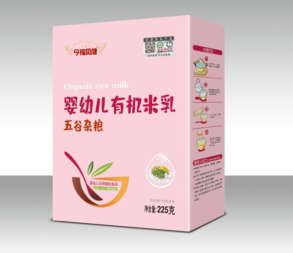 今福貝健嬰幼兒有機米乳-五谷雜糧盒裝