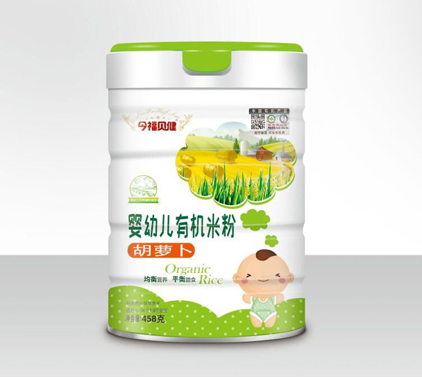 今福貝健嬰幼兒有機米粉-胡蘿卜罐裝