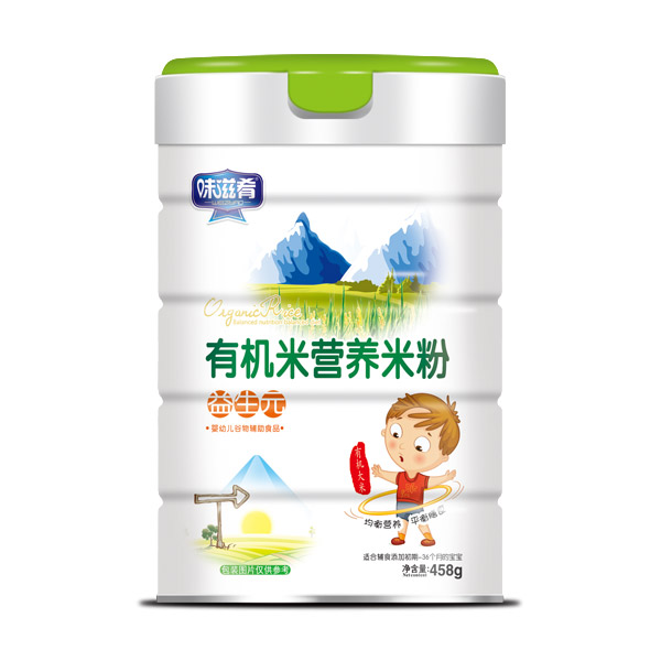 味滋肴有機米營養(yǎng)米粉-益生元罐裝