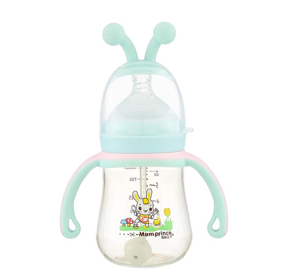 媽咪王子PPSU寬口小蜜蜂180ml奶瓶 藍(lán)色