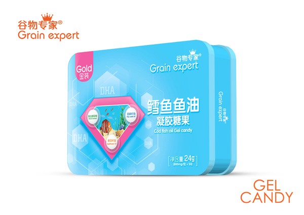 谷物專家鱈魚(yú)魚(yú)油凝膠糖果