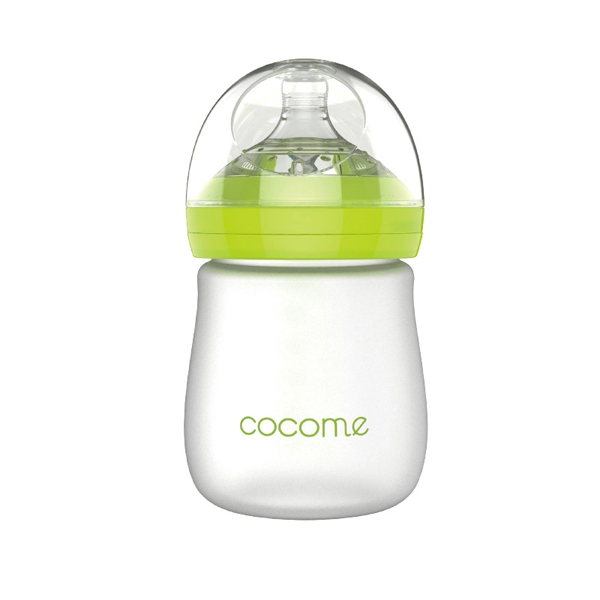 可可萌新生兒防爆感溫奶瓶 綠色
