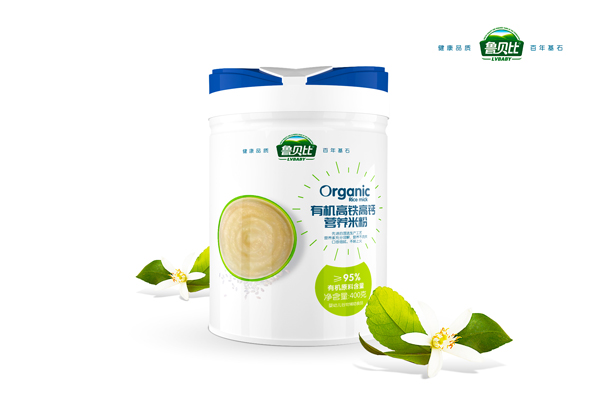 魯貝比有機高鐵高鈣營養(yǎng)米粉 聽裝