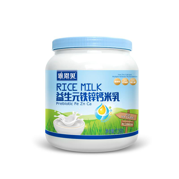 雅恩貝益生元鐵鋅鈣鈣米乳