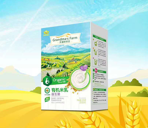 外婆的農(nóng)莊有機(jī)米乳-益生菌 盒裝