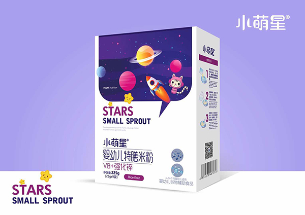 小萌星嬰幼兒特膳米粉盒裝 VB+強(qiáng)化鋅